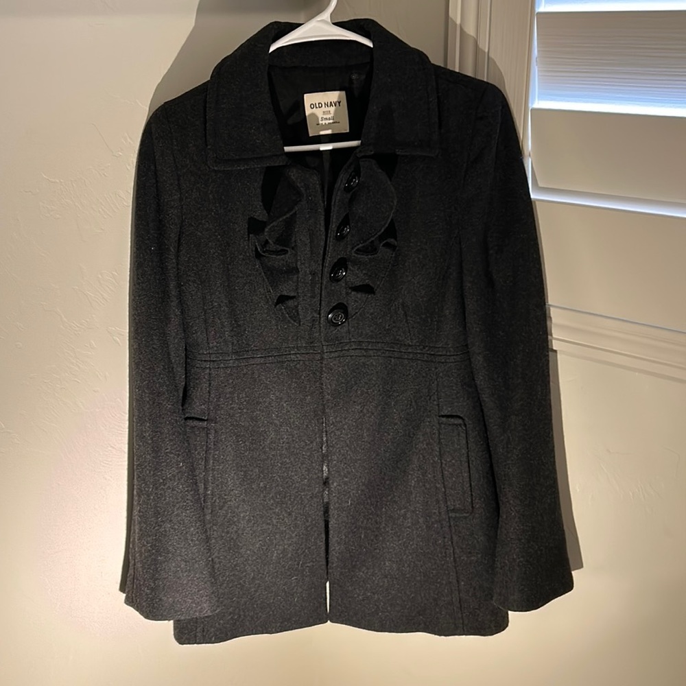 Old navy dark grey coat size s